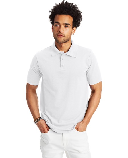 Hanes 055P Men's Pique Polo