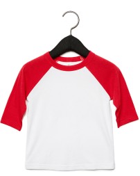 Bella + Canvas 3200T Toddler 3/4-Sleeve Baseball T-Shirt