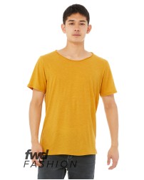 Bella + Canvas 3414C FWD Fashion Unisex Triblend Raw Neck T-Shirt