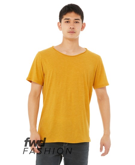 Bella + Canvas 3414C FWD Fashion Unisex Triblend Raw Neck T-Shirt