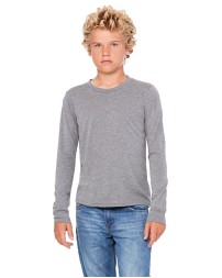 Bella + Canvas 3513Y Youth Triblend Long-Sleeve T-Shirt