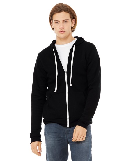 Bella + Canvas 3909 Unisex Triblend Sponge Fleece Full-Zip Hoodie