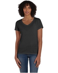 Hanes 42VT Ladies' Perfect-T Triblend V-Neck T-shirt