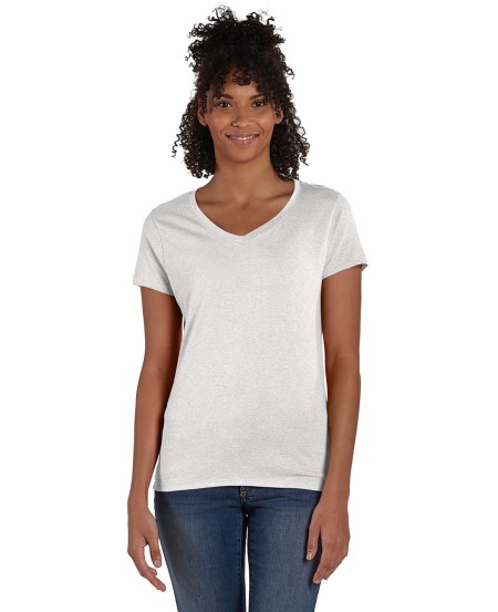 Hanes 42VT Ladies' Perfect-T Triblend V-Neck T-shirt