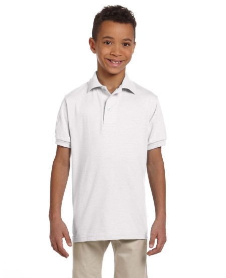 Jerzees 437Y Youth SpotShield Jersey Polo