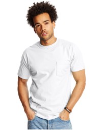 Hanes 5190P Adult Beefy-T with Pocket