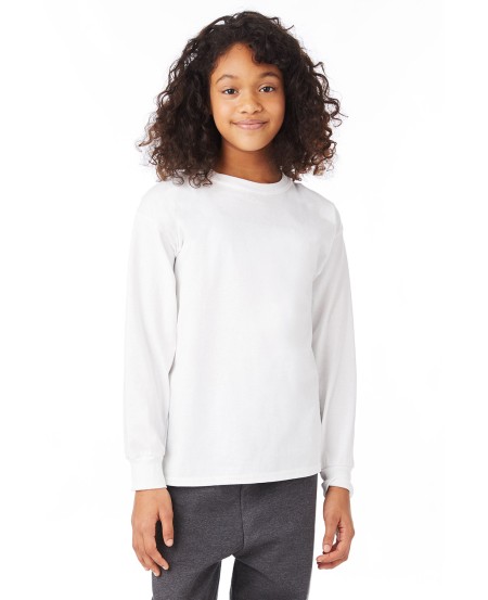 Hanes 5546 Youth Authentic-T Long-Sleeve T-Shirt