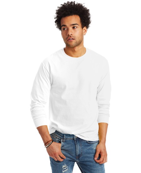 Hanes 5586 Unisex Tagless Long-Sleeve T-Shirt