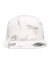 YP Classics 6006MC Classics Adult 5-Panel Multicam Trucker Cap