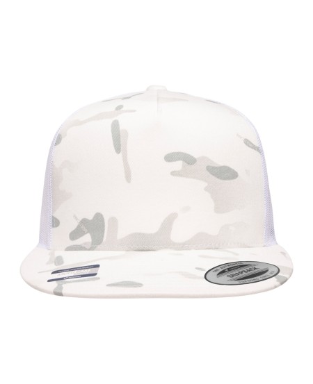 YP Classics 6006MC Classics Adult 5-Panel Multicam Trucker Cap