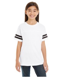 LAT 6137 Youth Football Fine Jersey T-Shirt