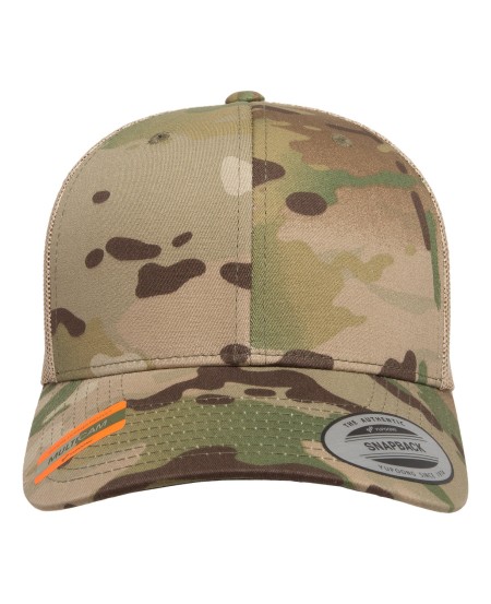 YP Classics 6606MC YP Classics Retro Trucker Multicam Snapback