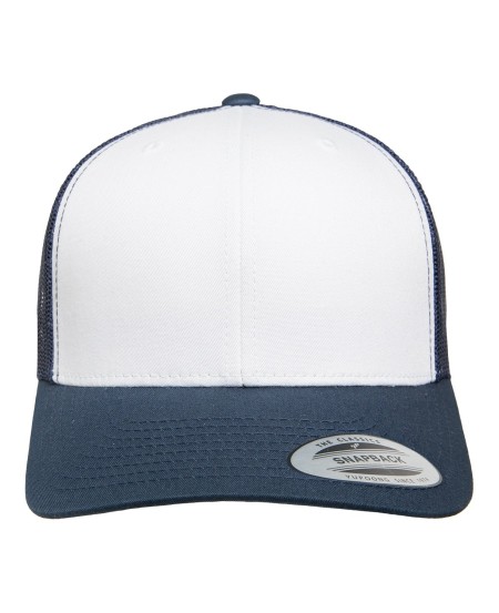 YP Classics 6606W YP Classics Adult Adjustable White-Front Panel Trucker Cap