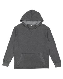 LAT 6936 Adult Vintage Wash Fleece Hooded Sweatshirt