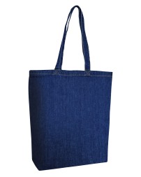 Liberty Bags 7761A Cotton Denim Gusseted Tote Bag