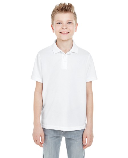 UltraClub 8210Y Youth Cool & Dry Mesh Pique Polo