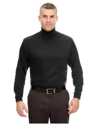 8516 UltraClub Adult Egyptian Interlock Long Sleeve Turtleneck Shirt