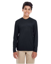 UltraClub 8622Y Youth Cool & Dry Performance Long-Sleeve Top