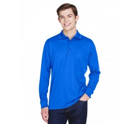 Adult Pinnacle Performance Long-Sleeve Pique Polo with Pocket 88192P CORE365