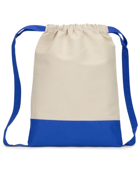 Liberty Bags 8876 Cape Cod Cotton Drawstring Backpack