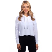 Ladies' Cropped Pullover Hooded Sweatshirt 9384 Next Level Apparel