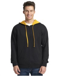 9601 Next Level Apparel Adult Laguna French Terry Full-Zip Hooded Sweatshirt