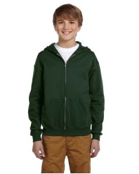 Jerzees 993B Youth NuBlend Fleece Full-Zip Hooded Sweatshirt