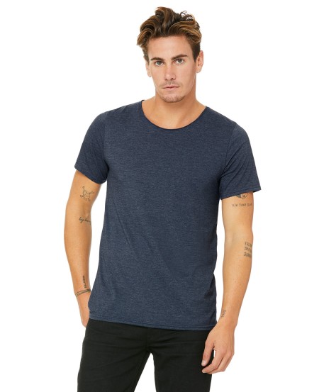 Bella + Canvas B3014 Men's Jersey Raw Neck T-Shirt