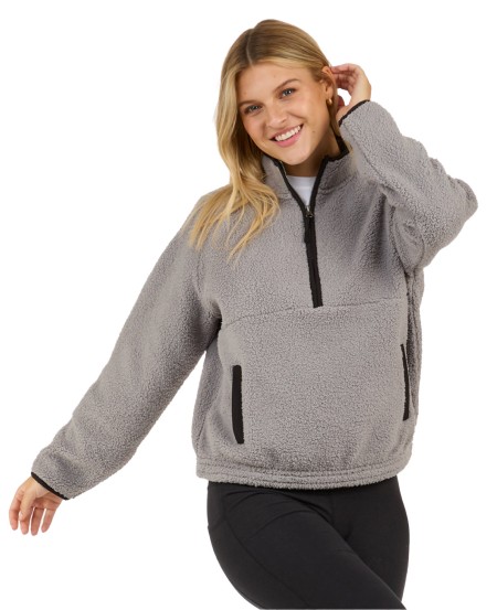 Boxercraft BW8501 Ladies' Everest Pile Fleece Half-Zip Pullover