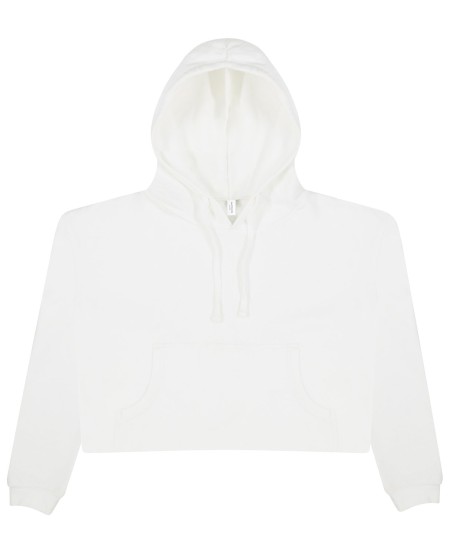 Just Hoods By AWDis JHA016 Ladies' Girlie Cropped Hooded Fleece with Pocket