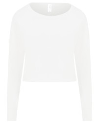 Just Hoods By AWDis JHA035 Ladies' Cropped Pullover Sweatshirt