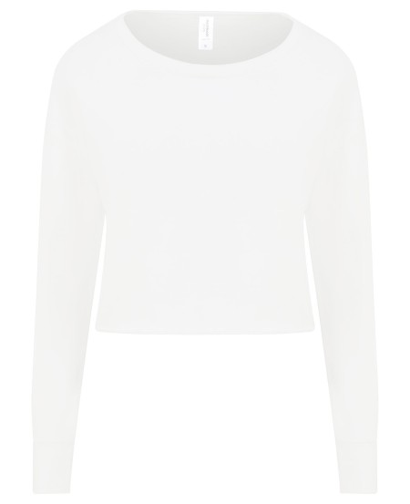 Just Hoods By AWDis JHA035 Ladies' Cropped Pullover Sweatshirt