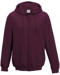 Just Hoods By AWDis JHA050 Men's 80/20 Midweight College Full-Zip Hooded Sweatshirt