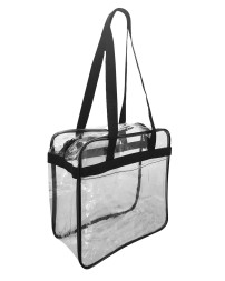 OAD OAD5005 OAD Clear Tote w/ Zippered Top