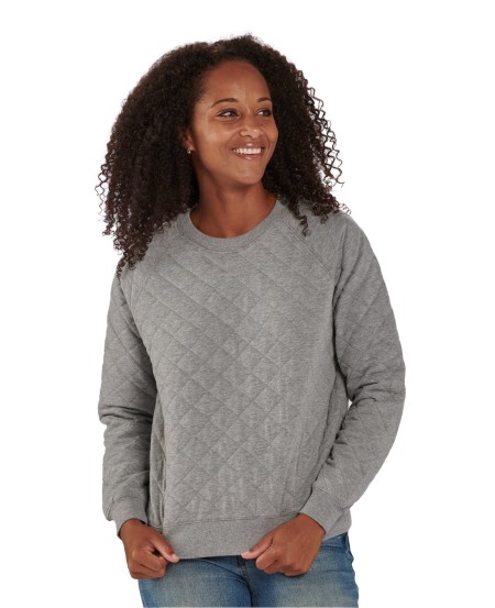 Boxercraft R08 Ladies' Quilted Jersey Sweatshirt