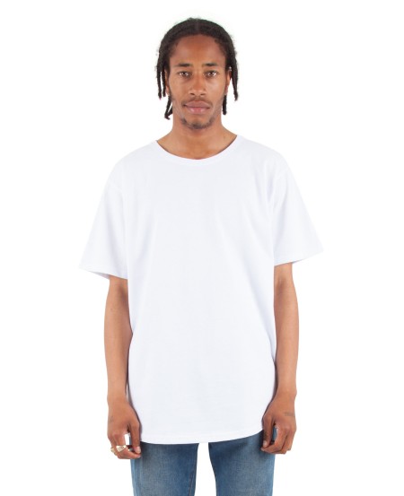 Shaka Wear SHCLT Adult Curved Hem Long T-Shirt