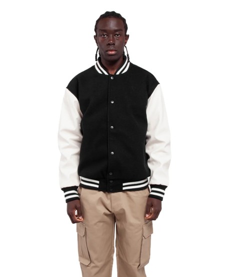 Shaka Wear SHLLJ Men's Letterman Jacket