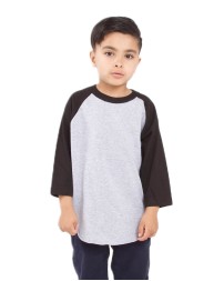 Shaka Wear SHRAGY Youth Three-Quarter Sleeve Raglan