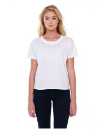 StarTee ST1017 Ladies' Raw-Neck Boxy T-Shirt