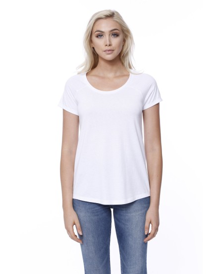 StarTee ST1474 Ladies' CVC Loose Short-Sleeve Raglan