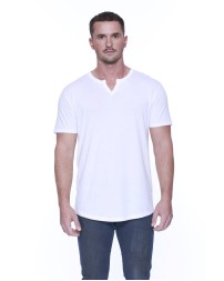 StarTee ST2422 Men's CVC  Slit V-Neck T-Shirt