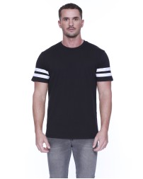 StarTee ST2430 Men's CVC Stripe Varsity T-Shirt