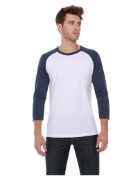 StarTee ST2475 Men's CVC 3/4 Sleeve Raglan