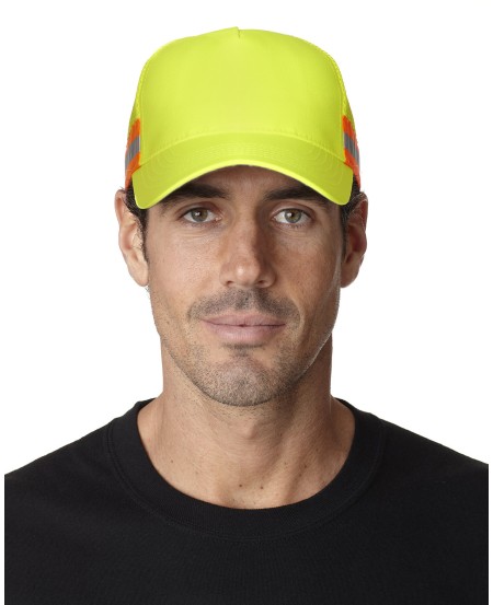 Adams TR102 Trucker Reflector High-Visibility Constructed Cap